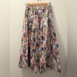 Floral Multicolor Women's Skirt